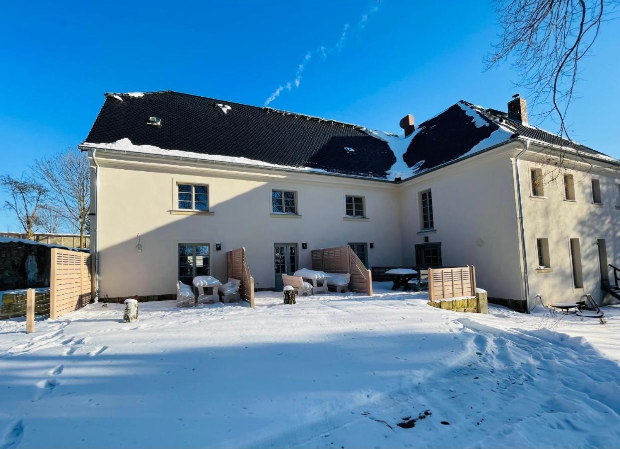 Farmhouse Eckartsberg Im Zittauer Gebirge - Ferienwohnung Mit 2 Schlafzimmern, Terrasse Und Wallbox Mittelherwigsdorf Zewnętrze zdjęcie